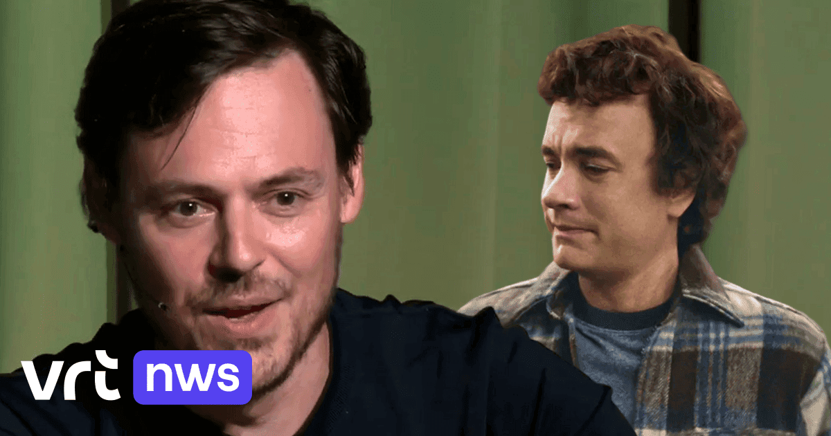VRT NWS coverage featuring Jo Plaete and Tom Hanks in Here